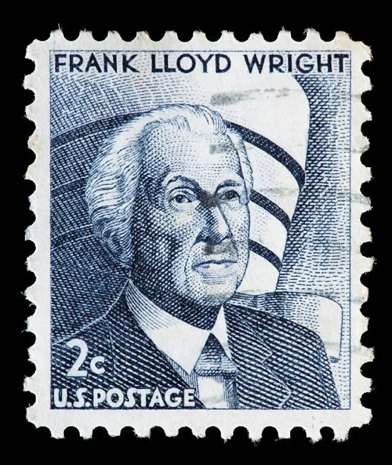 frank lloyd wright architect stamp